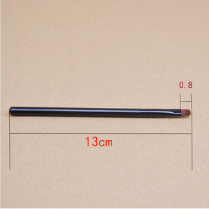 Set de Brochas de Maquillaje para Cejas, Labios y Ojos, Pelo Sintético Plano, Mango de Plástico, 1 cm de Longitud, 552668 - Product Image 2