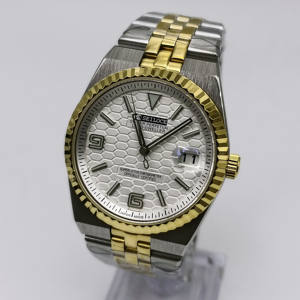 Reloj de Pulsera Mecánico Personalizado para Hombre, con Movimiento NH35, Cristal de Zafiro Luminoso de Alta Calidad, 5 BAR, Venta al Por Mayor OEM - Product Image 3