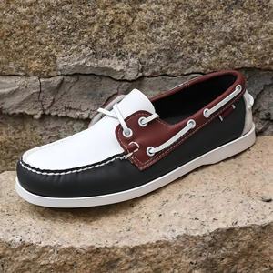 <span class=keywords><strong>Scarpe</strong></span> da Uomo Classiche alla Moda Stile Nautico Trendy in Vera Pelle con Fodera in PVC, Comode con Lacci, Supporto per l'Arco Plantare, Adatte a Tutte le Stagioni - Product Image 3