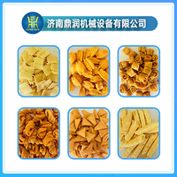 Ligne de production automatique de snacks croustillants frits, extrudeuse de chips Bugles, machine à fabriquer des snacks en granulés