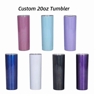 ZB卸売 カスタム 20オンス昇華ブランク 二重壁真空断熱 18/8ステンレス鋼製 漏れ防止ストレートストロータンブラー - Product Image 1