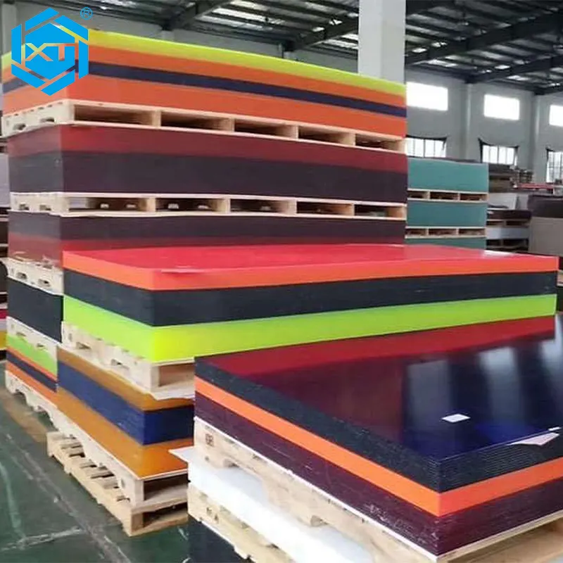 Cast Acrylic Sheet High Quality Matte Colored Double Colors 3mm Acrylic Sheet Black 4mm 1220*2440mm  1220*1830mm or Customized