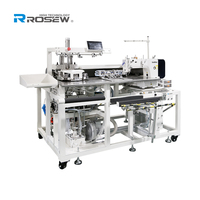 Machine à coudre industrielle automatique GC-PAT-2210G pour l'attache des poches de jeans et la couture en point de verrouillage avec moteur intégré
