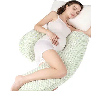Cuscino per la gravidanza per il sonno delle madri cuscini morbidi per l'allattamento al seno con copertura regolabile rimovibile eco-friendly cuscino per l'alimentazione del bambino