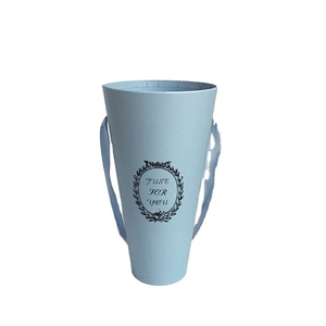 Nuova Scatola di Carta alla Moda, Piccola Scatola Rotonda in Cartone per Fiori, Confezione Regalo per Fiori Immortali - Product Image 1