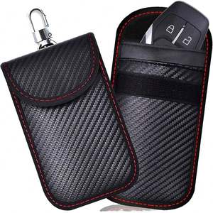 Estuche Antirrobo para Llaves de Auto, Bloqueador de Señal de Fibra de Carbono, Bolsa Premium para Bloqueo de Señal RFID para Llaves de Auto - Product Image 3