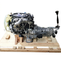 Motor Completo 4JB1T 2.8L Preensamblado y Probado en Caliente con Soportes de Motor y Compresor de Aire Acondicionado para Reemplazo en Camionetas Isuzu