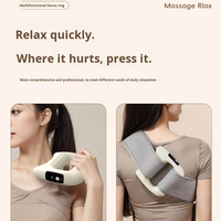 Masseur électrique sans fil pour tissus profonds, ergonomique, portatif, pour la relaxation des muscles du cou et du corps, faible bruit, contrôle de la minuterie