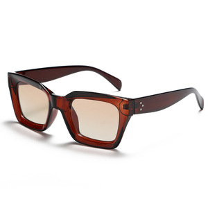 Lunettes de soleil carrées Greyjack, monture TR90, verres marron, protection UV400, unisexe, style tendance, type 3, verres TAC - Product Image 4