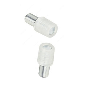 Supports de tablette en métal filetés OEM de 5 mm avec joints toriques en caoutchouc antidérapants, <span class=keywords><strong>chevilles</strong></span> chromées <span class=keywords><strong>pour</strong></span> étagères de placards et armoires - Product Image 4