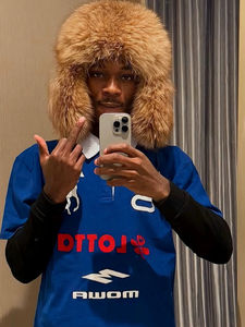 Üç Renkli Angel Fight Spurs İşlemeli Dar Kesim Kısa Kollu Tişört Trendy - Product Image 3