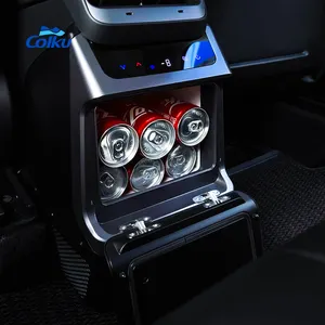 Newly designed MY-5 car accessories mini car refrigerator 12/24V car backseat refrigerator 4.6L DC compressor for TesIa