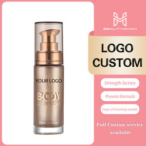 MLM คัสตอมเมคอัพ ไฮไลท์เตอร์คุณภาพสูง กันน้ำ ติดทนนาน ให้ความชุ่มชื้น ธรรมชาติ  แป้งชิมเมอร์ในขวด - Product Image 5