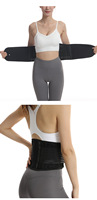 Ceinture de soutien lombaire en acier Nuosenlai pour l'exercice et le fitness - Course à pied, squats, amincissement de l'abdomen