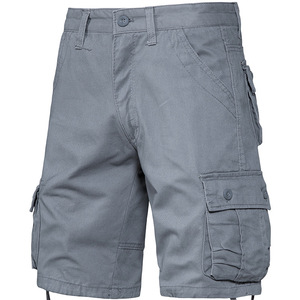 Pantalones Cortos Tácticos Casuales de Lona de Algodón para <span class=keywords><strong>Hombre</strong></span>, Pantalones Cargo Safari con Múltiples Bolsillos para Senderismo y Caza, Pantalones Cortos de Secado Rápido - Product Image 2
