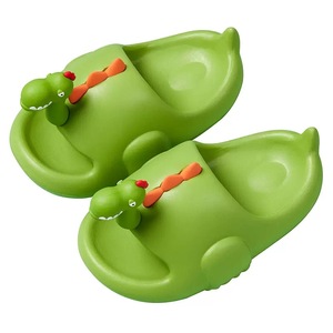 Chaussons pour enfants Dinosaure - Plesiosaure féminin - Tongs en EVA pour enfants à motif de dessin animé pour la maison - Product Image 3