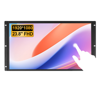 Monitor Industrial con Pantalla Táctil Capacitiva de 7/10.1/10.4/12.1/13.3 Pulgadas, Estructura Integrada, Montaje VESA en Pared, HD, Puertos BNC, AV, VGA y USB
