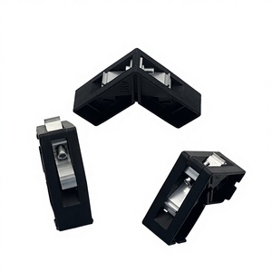 Angolari di Connessione in Plastica e Alluminio dal <span class=keywords><strong>Design</strong></span> Moderno per Porte e Finestre, Accessori per Facile Installazione a Vite - Product Image 2