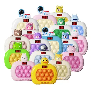 Snelle Push Puzzelspel Meppen Een Mol Machine Pop Fidget Light-Up Squeeze Pop Sensorische Educatieve Push Bubble Speelgoed