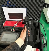 Meilleur prix, stock entrepôt : Machine de nettoyage par impulsions de type chariot à refroidissement par air pour l'élimination de la rouille de l'aluminium