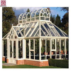 Véranda autoportante HISENG au design moderne, avec structure en aluminium et fenêtres en verre insonorisé, toit en verre trempé pour les villas et les extérieurs - Product Image 5