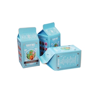 Boîte d'emballage en papier ondulé recyclable et créatif comme boîte d'emballage de lait Boîte d'emballage en papier cadeau Horizon Mike - Product Image 1
