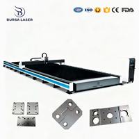 Meilleures ventes : Machine de découpe laser à fibre économique haute puissance grand format avec contrôle automatique par eau pour grandes tôles métalliques