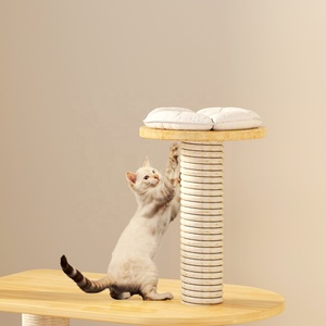 Albero per Gatti a Più Livelli, Struttura per Arrampicata con Tiragraffi in Corda di Sisal, Giocattolo Interattivo per Gattini e Gatti - Product Image 4