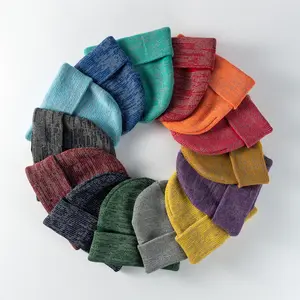 Chapéu de tricô de seda reflexivo outono e inverno tendência da moda coreana chapéu de lã fabricantes chapéu reflexivo de malha personalizado