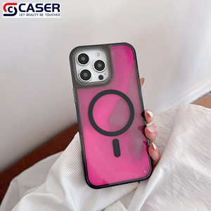 เคสโทรศัพท์แบบใสเรืองแสง ป้องกันการตกกระแทก ขอบนิ่ม ด้านหลังแข็ง สำหรับ <span class=keywords><strong>iPhone</strong></span> 16e 16 15 14 13 <span class=keywords><strong>Pro</strong></span> Promax - Product Image 5