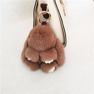 Muñeco de conejo de 14 cm, suave y lindo, de piel auténtica - Product Image 3