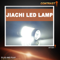 Accessoires automobiles JIACHI, ampoules LED DC 12-24V 1156, 3014 144 SMD BAU15S BA15S W21W BAY15D 7443 7443 1157, feux de recul, feux de freinage