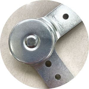 Furniture Hinge 90-180 Degree Adjustable 5 Position Round Flat Iron Electroplating Surface Mount Multi Angle <b>Sofa</b> <b>Bed</b> Coffee - Product Image 2