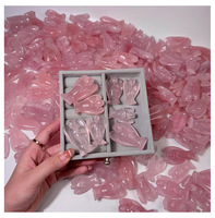 Produits en cristal personnalisés à la mode, artisanat animal en pierre précieuse naturelle, jaspe rouge coq pour cadeaux