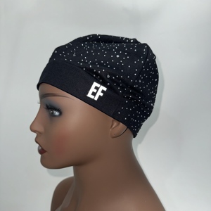 Gorro de lujo con pedrería brillante, diseño personalizado, forro de satén, embalaje, gorra de calle, gorra musical, gorra unisex para correr - Product Image 5
