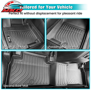 Floor <b>Mats</b> Fits For <b>Hyundai</b> <b>Tucson</b> Non-Hybrid 2022-2025 All Weather 3D Molded Anti-Slip Carpets TPE Waterproof - Product Image 5