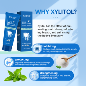Tùy chỉnh giá rẻ Miệng răng Làm sạch bảo vệ nướu răng fluoride miễn phí kem đánh răng với Nano Hydroxyapatite - Product Image 4