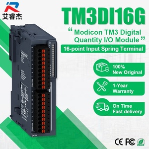 Nouveau module d'extension PLC d'origine TM3DI16G 16 entrées numériques 24VDC Contrôleur logique programmable Modicon TM3 TM3DI16G - Product Image 1