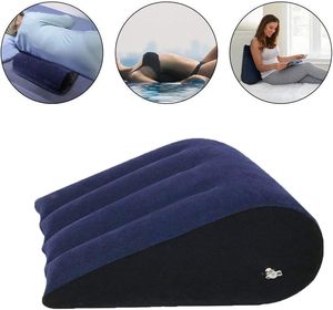 DKKtech Sex Cushion <strong>Inflatable</strong> <strong>Pillow</strong> PVC Flocking Sex Chair Furniture Travel <strong>Pillow</strong> Magic Cushion Body Support <strong>Pillow</strong> Adult Se - Product Image 3