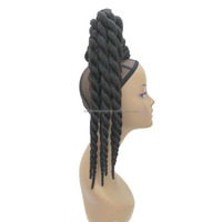 Nouveautés : Extensions de cheveux synthétiques tressées en chignon dôme, style français, pour femmes, accessoires à clipser
