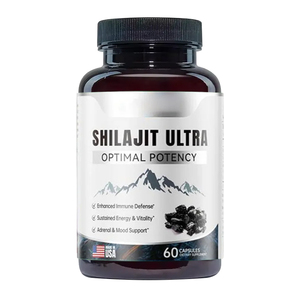 Cápsulas de Shilajit, Extracto de Oro, Suplemento Natural de Energía y Vitalidad Masculina, Proveedor OEM, Venta al por Mayor - Product Image 1