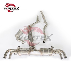 VORTEX SUS304 Échappement Catback + Downpipe pour Porsche Cayenne 2.0T/3.0T 2019-2025 Fixation directe - Product Image 5