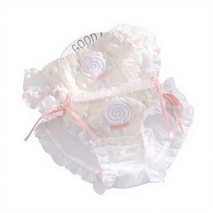 กางเกงในผู้หญิงไซส์ใหญ่ ดีไซน์น่ารัก โบว์สวยงาม ระบายอากาศได้ดี น้ำหนัก 100 กก. ยี่ห้อ Dalian Half Awakening Mary สไตล์ญี่ปุ่น เซ็กซี่บริสุทธิ์ - Product Image 1