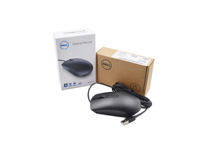 ฮาร์ดแวร์คอมพิวเตอร์เดลล์ของแท้คอมพิวเตอร์ตั้งโต๊ะสำนักงานแล็ปท็อปบ้านสีดำพร้อม <span class=keywords><strong>MS116</strong></span>เมาส์แบบมีสาย USB - Product Image 3