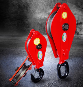 Gancho de polea de elevación de una sola rueda resistente Rodillo de gancho de polea de hierro de 1-5 toneladas para cuerda de alambre para <span class=keywords><strong>ruedas</strong></span> giratorias - Product Image 5