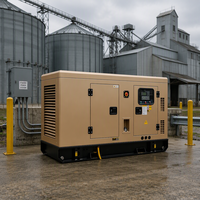 Groupe électrogène diesel silencieux haute puissance 500 kW, résistant aux intempéries, refroidi par eau, pour usage industriel extérieur