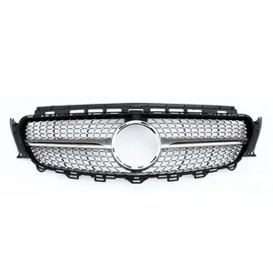 <b>For</b> Mercede Benz W213 E200 E300 E250 E320 E350 E400 E43 E450 2016-2019 2020-2023 Front Bumper <b>Grille</b> Refit Hood <b>Mesh</b> Grid - Product Image 6
