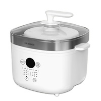 TONZE Mijoteuse en céramique multifonction 2,5 L double pot micro-ordinateur