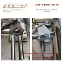 Nouvelle machine à rouler les cigarettes noire/argentée, manuelle à manivelle, double piste, en acier inoxydable, pour usage domestique