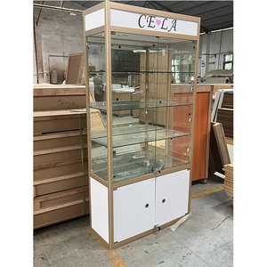 Biểu Tượng Tùy Chỉnh Có Sẵn Đồ Trang Sức Cửa Hàng Hiển Thị Khói Cửa Hàng Kính Hiển Thị Trường Hợp Tủ Với Kính Quang Showcase Đồ Trang Sức Đứng - Product Image 2